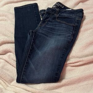 American Eagle Outfitters Dark Blue Skinny Jeans